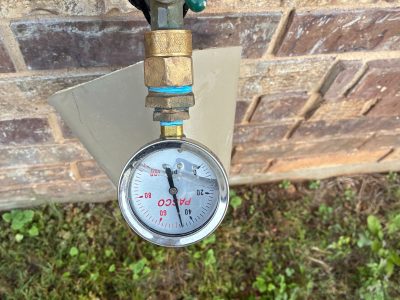 Water Pressure Gauge Installation